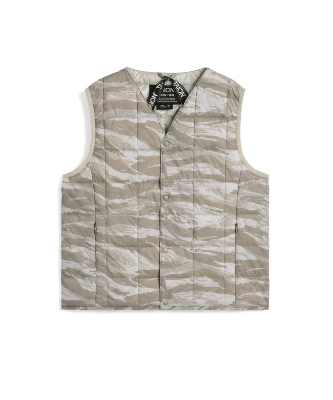 타이온 키즈 패딩조끼 일본 TAION 베스트 베이직 브이넥 46컬러