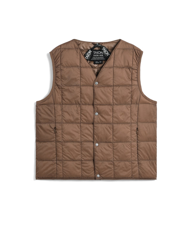 타이온 키즈 패딩조끼 일본 TAION 베스트 베이직 브이넥 46컬러