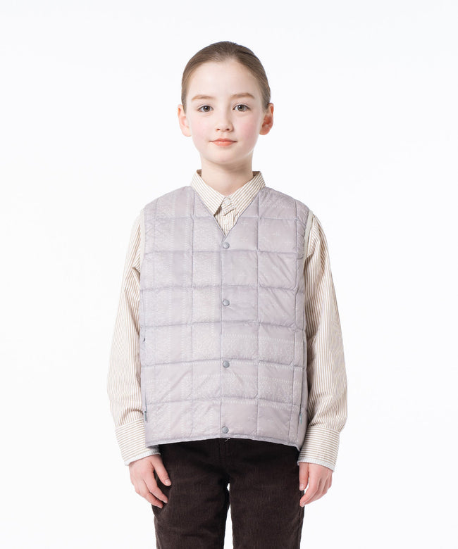 타이온 키즈 패딩조끼 일본 TAION 베스트 베이직 브이넥 46컬러