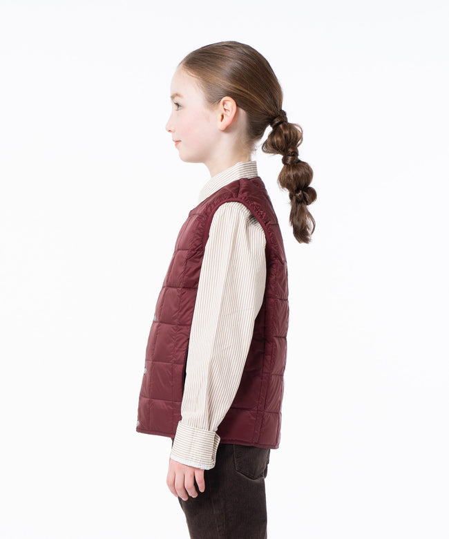 타이온 키즈 패딩 조끼 일본 TAION 베스트 베이직 크루넥 이너 다운 35컬러