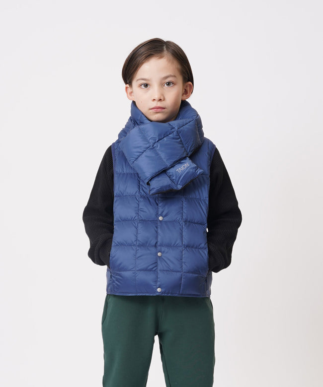 타이온 키즈 패딩 조끼 일본 TAION 베스트 베이직 크루넥 이너 다운 35컬러