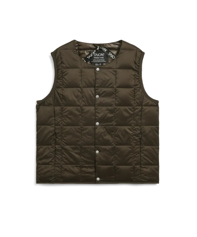 타이온 키즈 패딩 조끼 일본 TAION 베스트 베이직 크루넥 이너 다운 35컬러