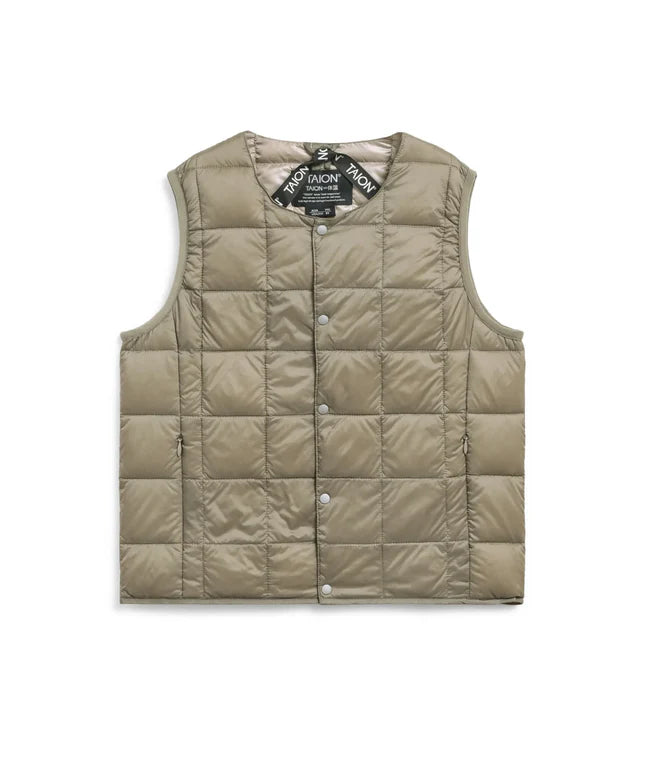 타이온 키즈 패딩 조끼 일본 TAION 베스트 베이직 크루넥 이너 다운 35컬러