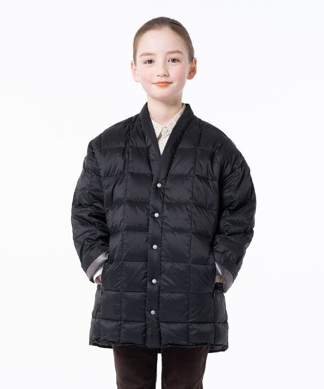 타이온 키즈 패딩 일본 TAION 베이직 한텐 다운 가디건 디자인 3컬러