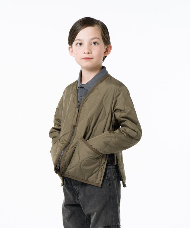 타이온 키즈 패딩 일본 TAION 밀리터리 브이넥 다운 재킷 9컬러