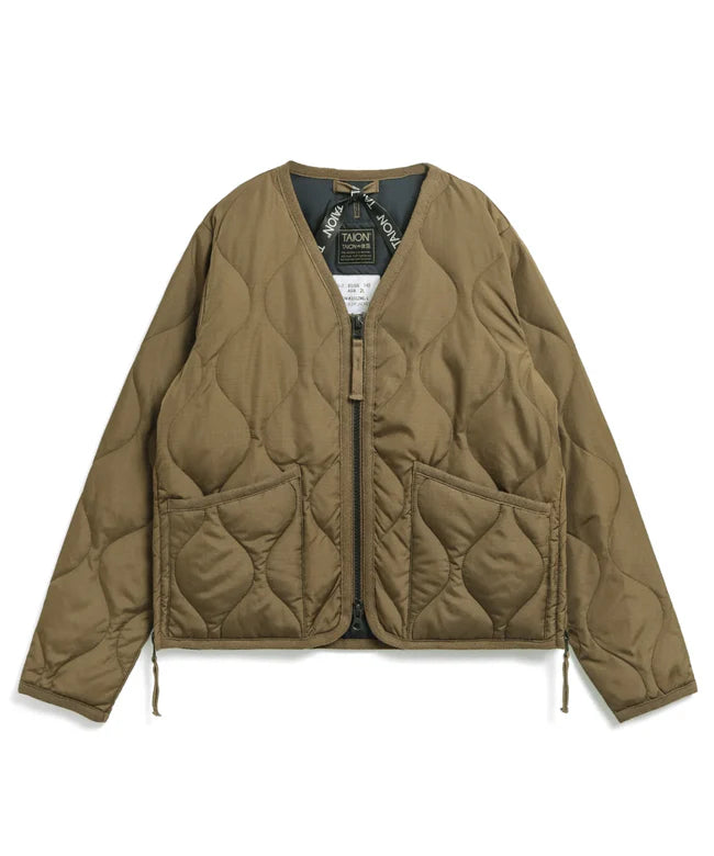 타이온 키즈 패딩 일본 TAION 밀리터리 브이넥 다운 재킷 9컬러