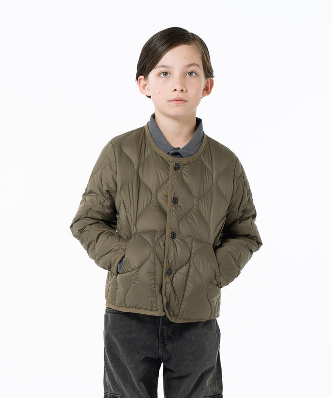 타이온 키즈 패딩 일본 TAION 밀리터리 크루넥 버튼 다운 재킷 9컬러