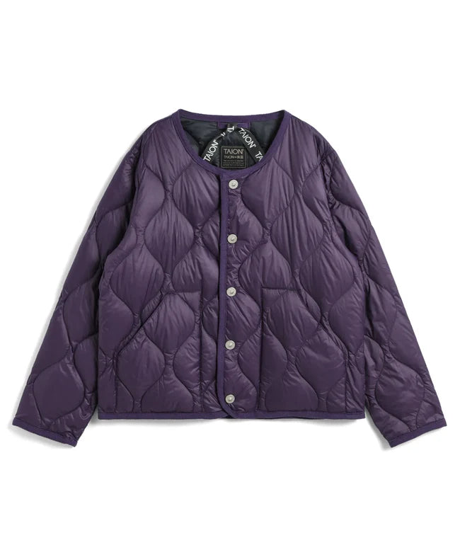 타이온 키즈 패딩 일본 TAION 밀리터리 크루넥 버튼 다운 재킷 9컬러