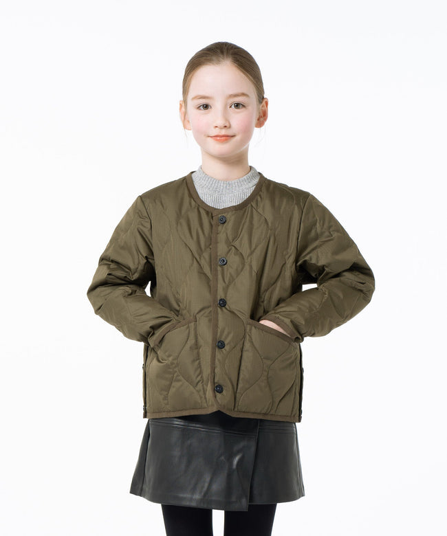 타이온 키즈 패딩 일본 TAION 밀리터리 크루넥 버튼 다운 재킷 6컬러