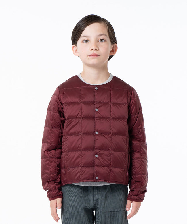 타이온 키즈 패딩 일본 TAION 베이직 크루넥 이너 다운 재킷 40컬러