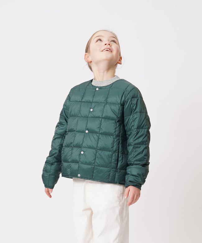 타이온 키즈 패딩 일본 TAION 베이직 크루넥 이너 다운 재킷 40컬러