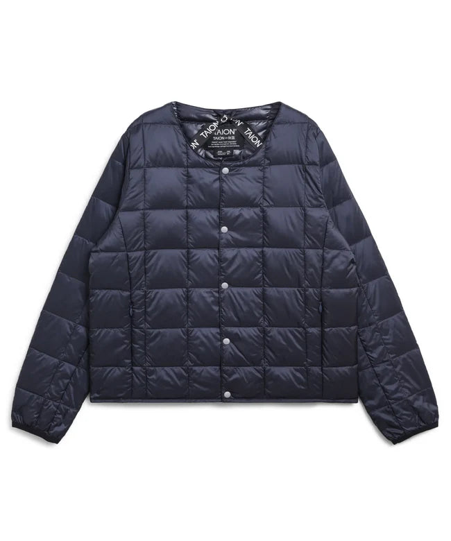 타이온 키즈 패딩 일본 TAION 베이직 크루넥 이너 다운 재킷 40컬러