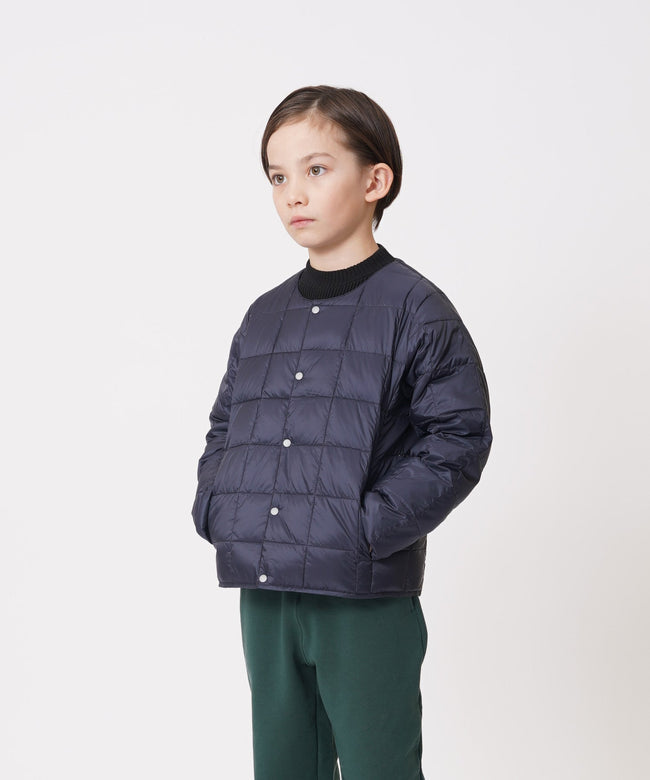 타이온 키즈 패딩 일본 TAION 베이직 크루넥 이너 다운 재킷 40컬러