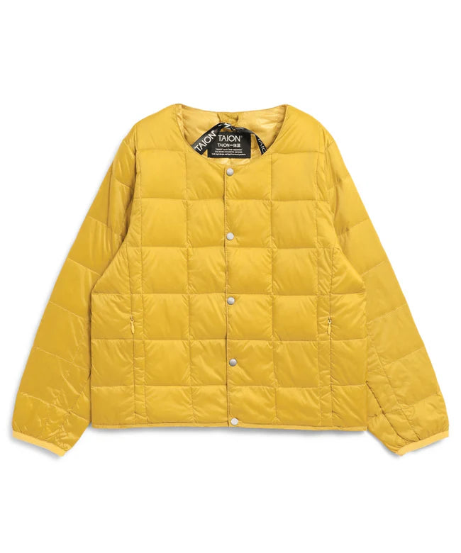 타이온 키즈 패딩 일본 TAION 베이직 크루넥 이너 다운 재킷 40컬러