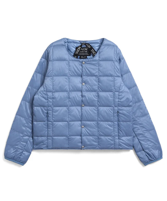 타이온 키즈 패딩 일본 TAION 베이직 크루넥 이너 다운 재킷 40컬러