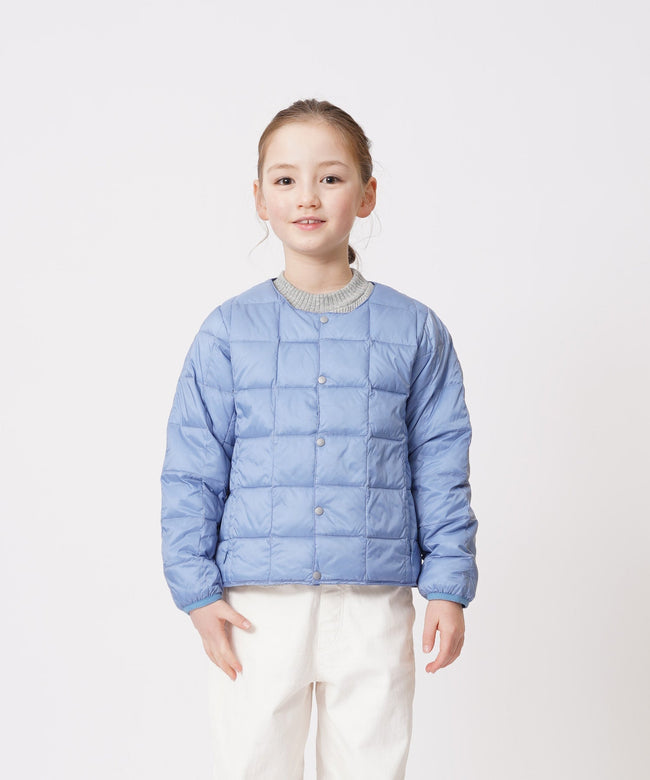 타이온 키즈 패딩 일본 TAION 베이직 크루넥 이너 다운 재킷 40컬러