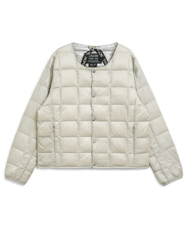 타이온 키즈 패딩 일본 TAION 베이직 크루넥 이너 다운 재킷 40컬러