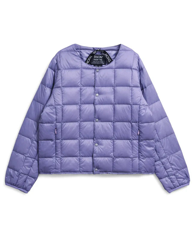 타이온 키즈 패딩 일본 TAION 베이직 크루넥 이너 다운 재킷 40컬러