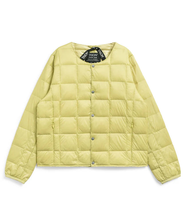 타이온 키즈 패딩 일본 TAION 베이직 크루넥 이너 다운 재킷 40컬러