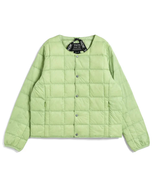 타이온 키즈 패딩 일본 TAION 베이직 크루넥 이너 다운 재킷 40컬러