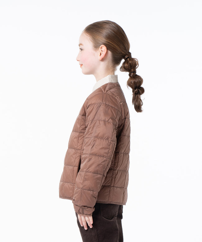 타이온 키즈 패딩 일본 TAION 베이직 크루넥 이너 다운 재킷 40컬러