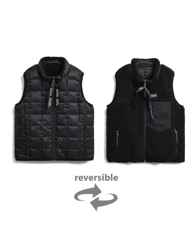 타이온 키즈 패딩 조끼 일본 TAION 베스트 마운틴 리버시블 다운 보아 14컬러