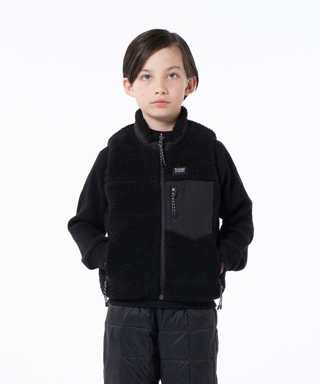 타이온 키즈 패딩 조끼 일본 TAION 베스트 마운틴 리버시블 다운 보아 14컬러