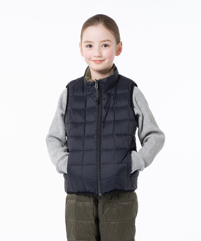 타이온 키즈 패딩 조끼 일본 TAION 베스트 마운틴 리버시블 다운 보아 14컬러