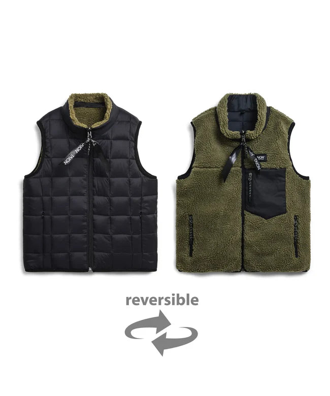 타이온 키즈 패딩 조끼 일본 TAION 베스트 마운틴 리버시블 다운 보아 14컬러