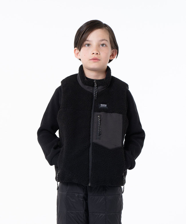 타이온 키즈 패딩 조끼 일본 TAION 베스트 마운틴 리버시블 다운 보아 14컬러