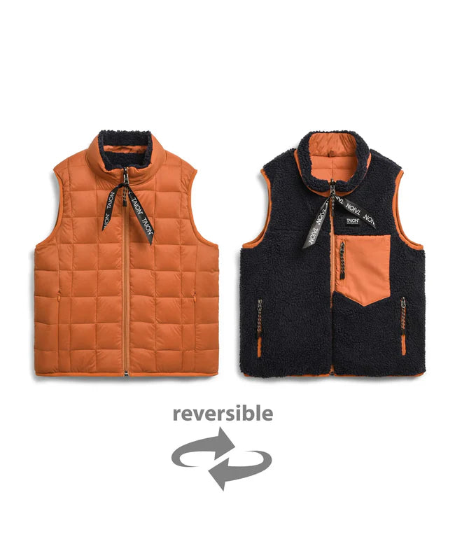 타이온 키즈 패딩 조끼 일본 TAION 베스트 마운틴 리버시블 다운 보아 14컬러