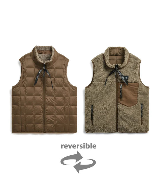 타이온 키즈 패딩 조끼 일본 TAION 베스트 마운틴 리버시블 다운 보아 14컬러