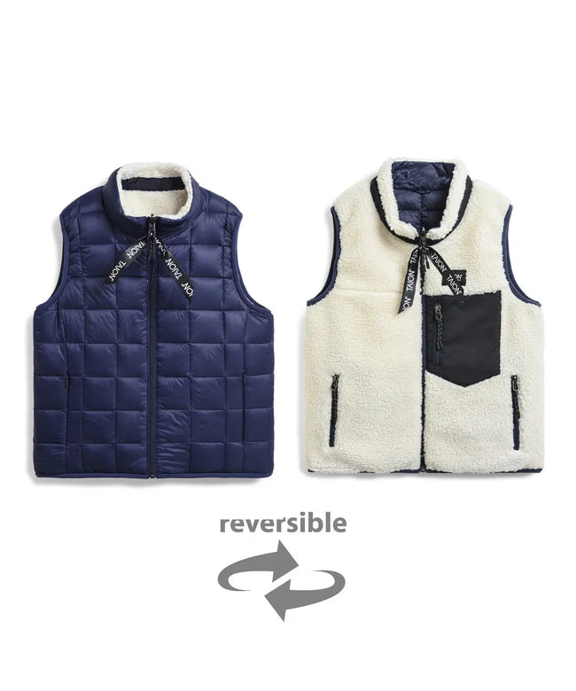 타이온 키즈 패딩 조끼 일본 TAION 베스트 마운틴 리버시블 다운 보아 14컬러