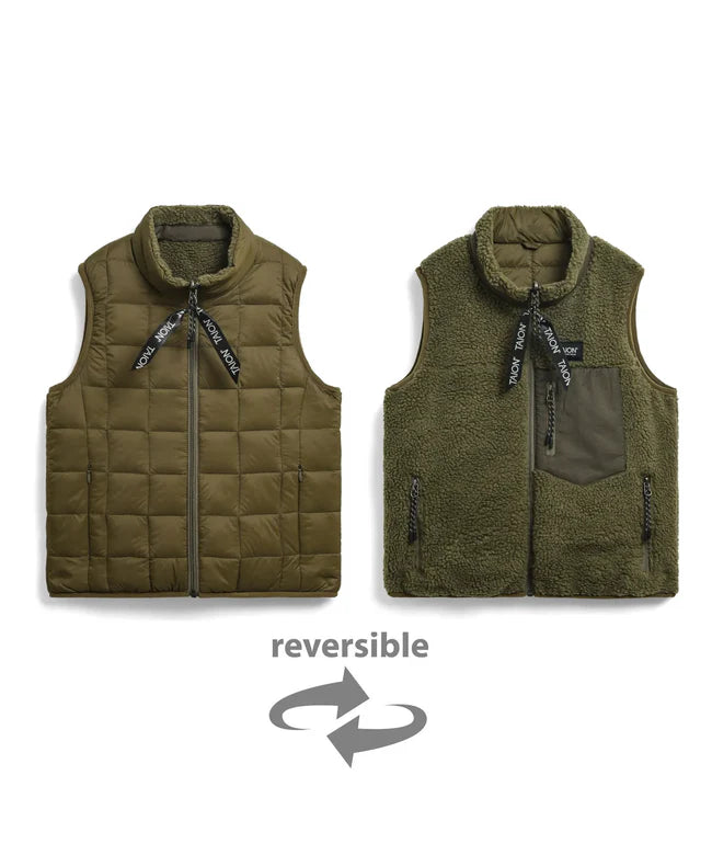 타이온 키즈 패딩 조끼 일본 TAION 베스트 마운틴 리버시블 다운 보아 14컬러