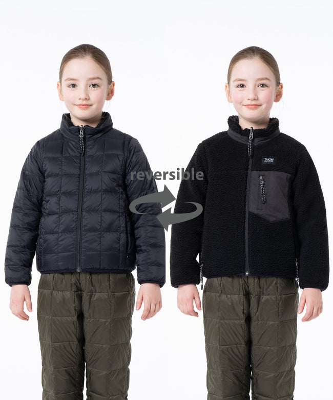 타이온 키즈 패딩 일본 TAION 마운틴 리버시블 다운 후리스 재킷 10컬러