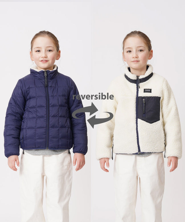 타이온 키즈 패딩 일본 TAION 마운틴 리버시블 다운 후리스 재킷 10컬러