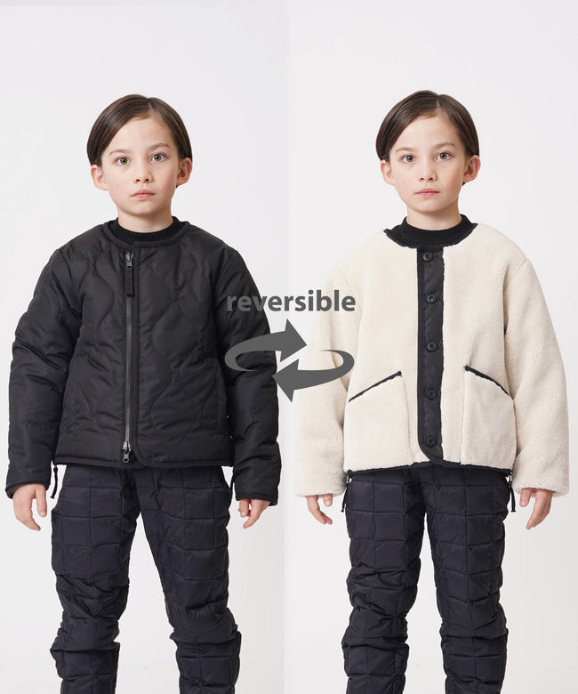 타이온 키즈 패딩 일본 TAION 밀리터리 크루넥 리버시블 다운 재킷 5컬러