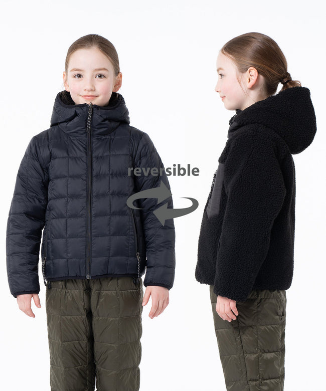 타이온 키즈 패딩 일본 TAION 마운틴 리버시블 다운 플리스 후드 재킷 10컬러
