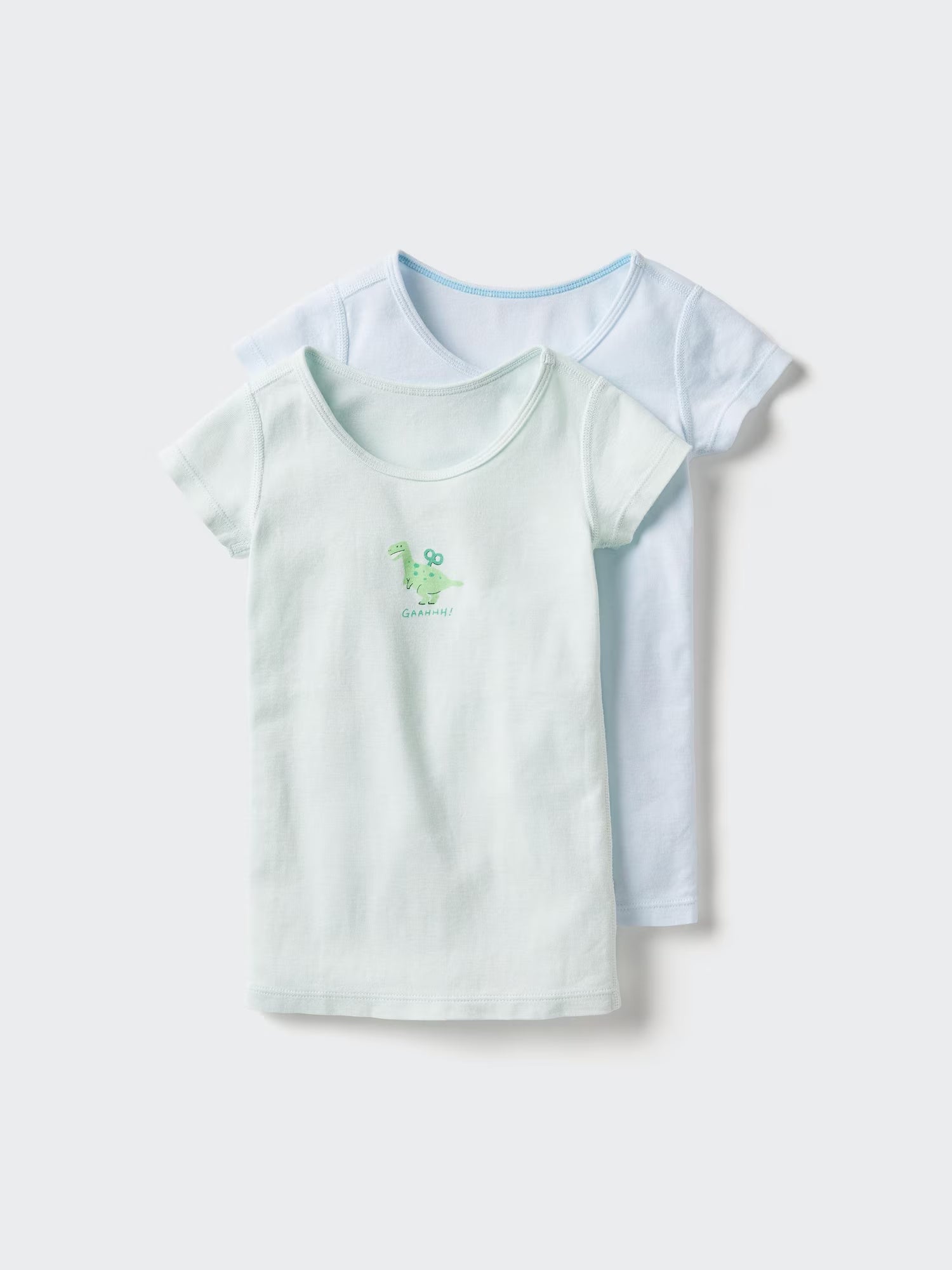 일본 유니클로 베이비 내의 코튼 후리스 이너 티셔츠 2장 세트 3컬러