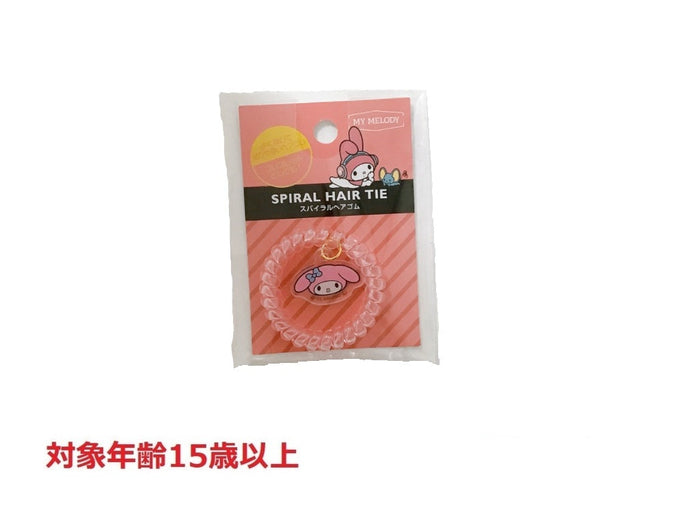 산리오 머리끈 일본 다이소 나선형 캐릭터 헤어 고무 4컬러