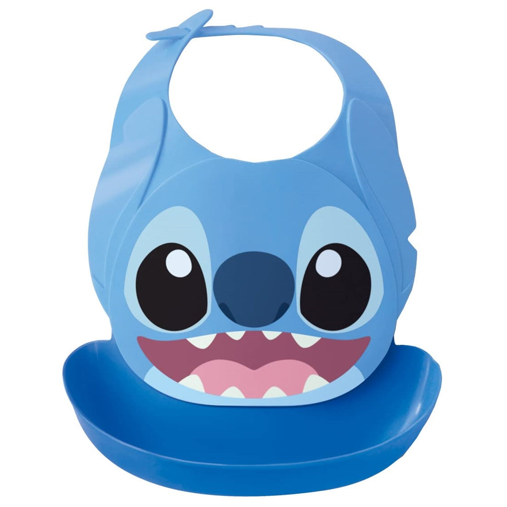 디즈니 턱받이 일본 신생아 니시키카세이 릴로앤 스티치 실리콘 유아용