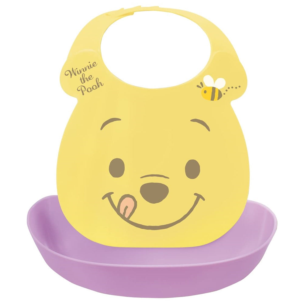 디즈니 턱받이 일본 신생아 니시키카에시  곰돌이 푸 실리콘