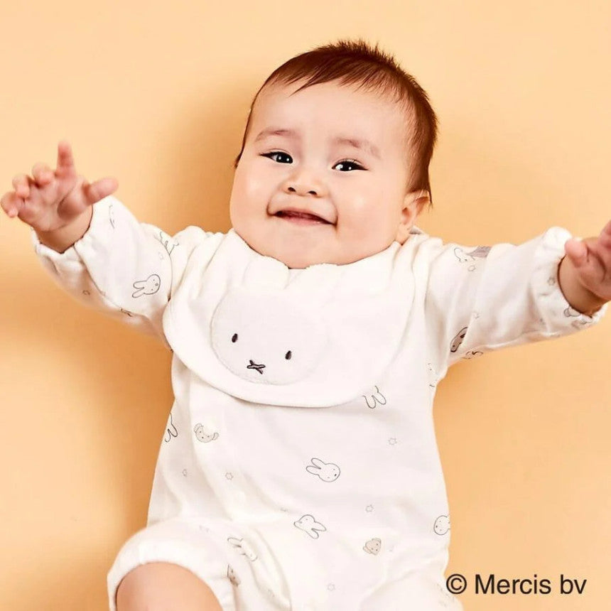 미피 턱받이 일본 신생아 더 라즈 베이비러스 영유아 2장 세트 4컬러