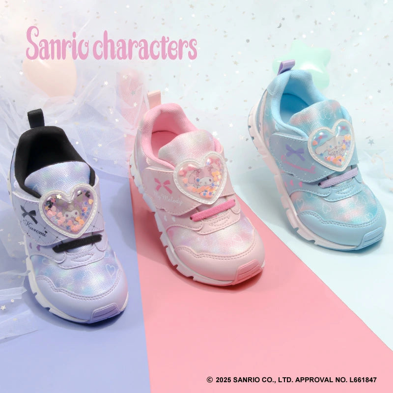 문스타 키즈 신발 일본 산리오 운동화 밸크로 날개 디자인 3컬러