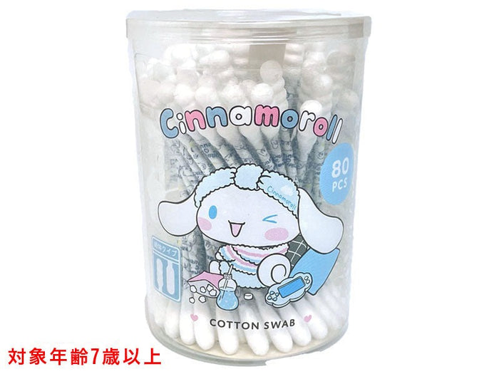 산리오 면봉 일본 다이소 2가지 타입 캐릭터 귀이개 4컬러