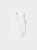 유니클로 베이비 바디슈트 일본 민소매 코튼메쉬 롬퍼 베이직