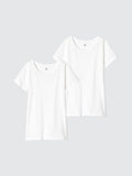 Uniqlo Kids' T-shirt, Japanese long-sleeved T-shirt, washable Milano rib sweater, 3 colors 