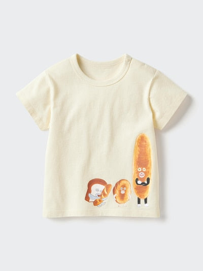 유니클로 티셔츠 일본 UNIQLO UT 빵도둑 그림책 반팔티 484161