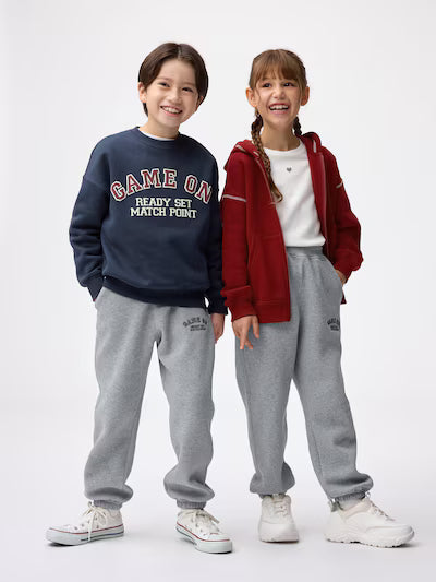 GU 키즈 바지 일본 지유 팬츠 남녀겸용 헤비 웨이트 조거팬츠 358219 3컬러