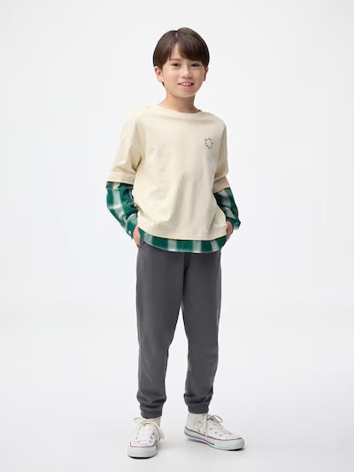 GU 키즈 바지 일본 지유 남여공용 코튼 스웨트 조거 팬츠 4컬러